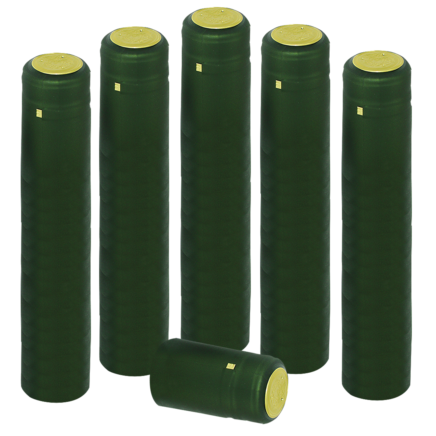 PVC Heat Shrink Capsules For Wine Bottles Matte Green 100 count eBay